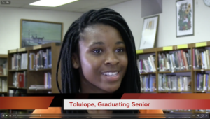Tolulope, Graduating Senior