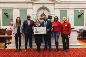 City Council presents Amy Edelstein with resolution recognizing 10 years of service to youth